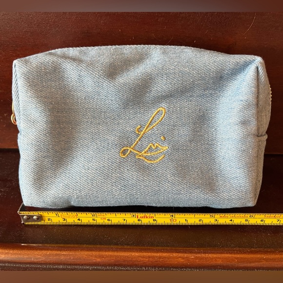 Lisa Eldridge Denim Makeup Bag - Picture 5 of 7